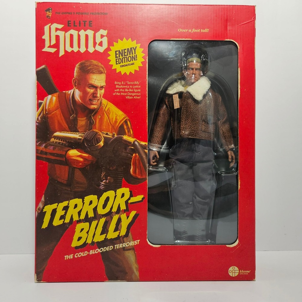 Wolfenstein II Terror-Billy 12" Action Figure Elite Hans Enemy Edition BJ Figure